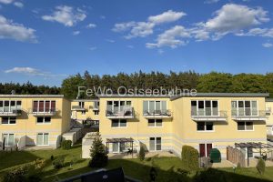 Außenansicht Ostsee Ferienwohnung FeWo Ostseebuhne Ostseeheilbad Graal Müritz Balkon